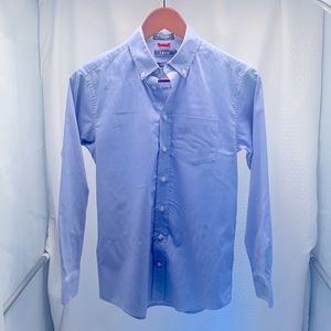 IZOD Big Boys button down long sleeve dress shirt
